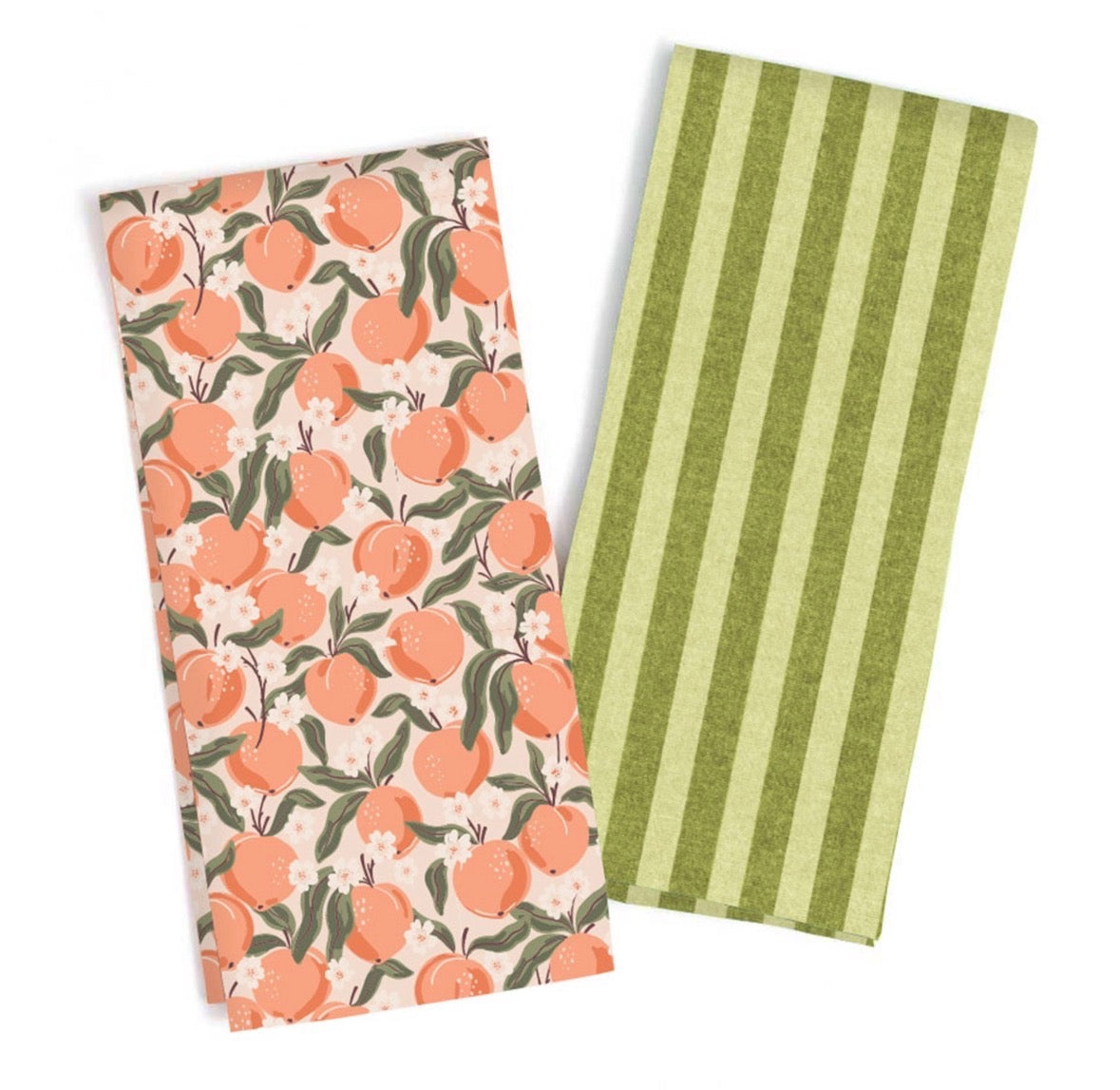 Peaches kitchen towel set