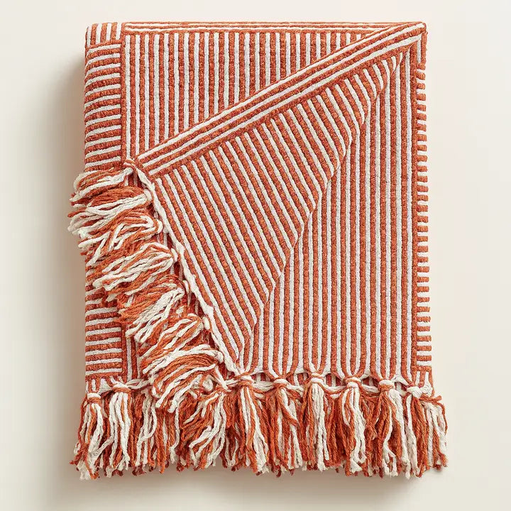 Stripe throw